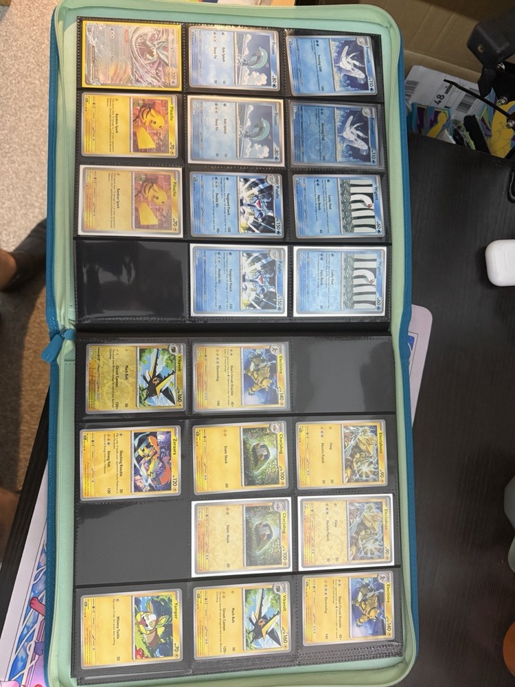 Temporal Forces Part-Complete Base Set Reverse Holos, EXS in VaultX Binder