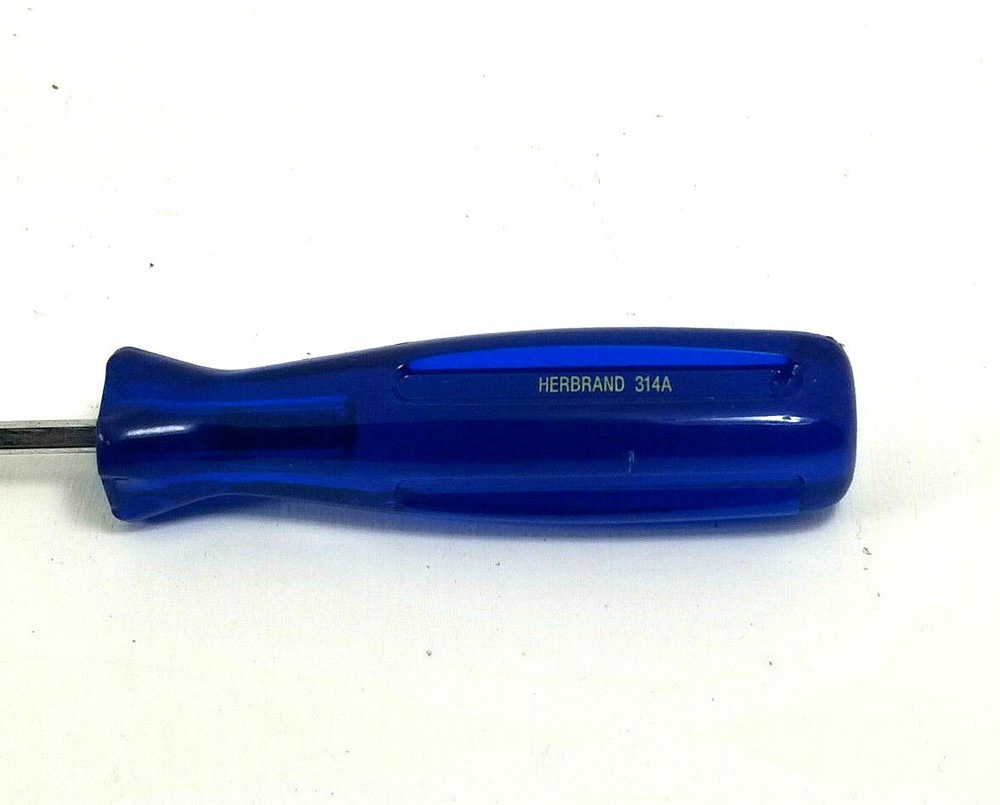 Vintage Herbrand 314A Flathead Screwdriver Plastic Handle