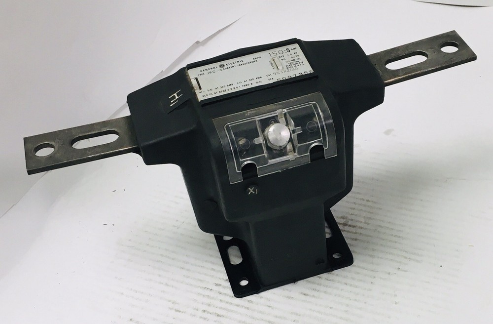 G.E. GENERAL ELECTRIC 753X2G10 CURRENT TRANSFORMER JKC-3 TYPE 150:5 AMP
