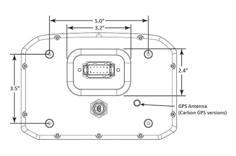 AEM Performance Electronics 30-5700 CD-7 Dash Monitor