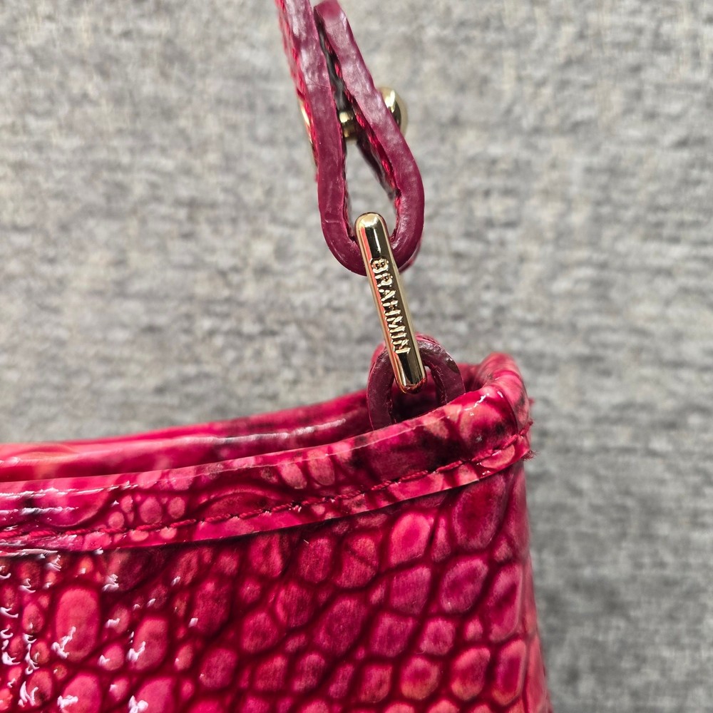 BRAHMIN ANYTIME EMBOSSED MINI SHOULDER BAG