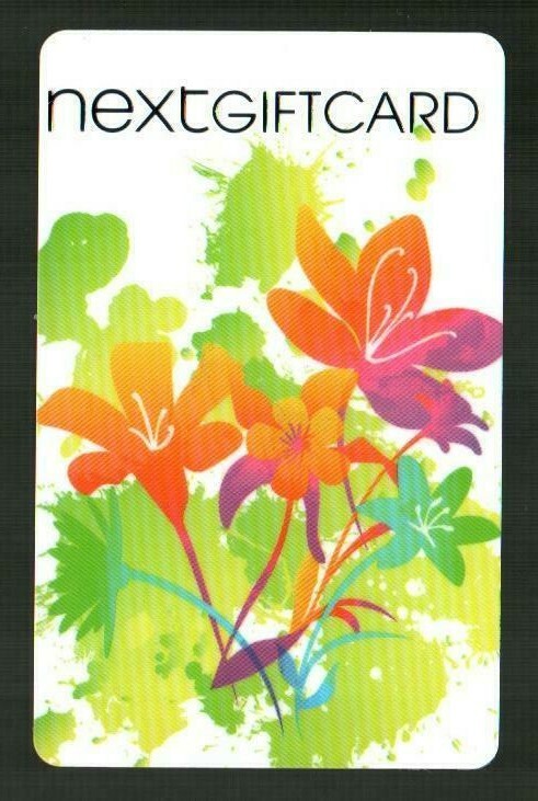 NEXT Colorful Flowers ( 2011 ) Gift Card ( $0 )