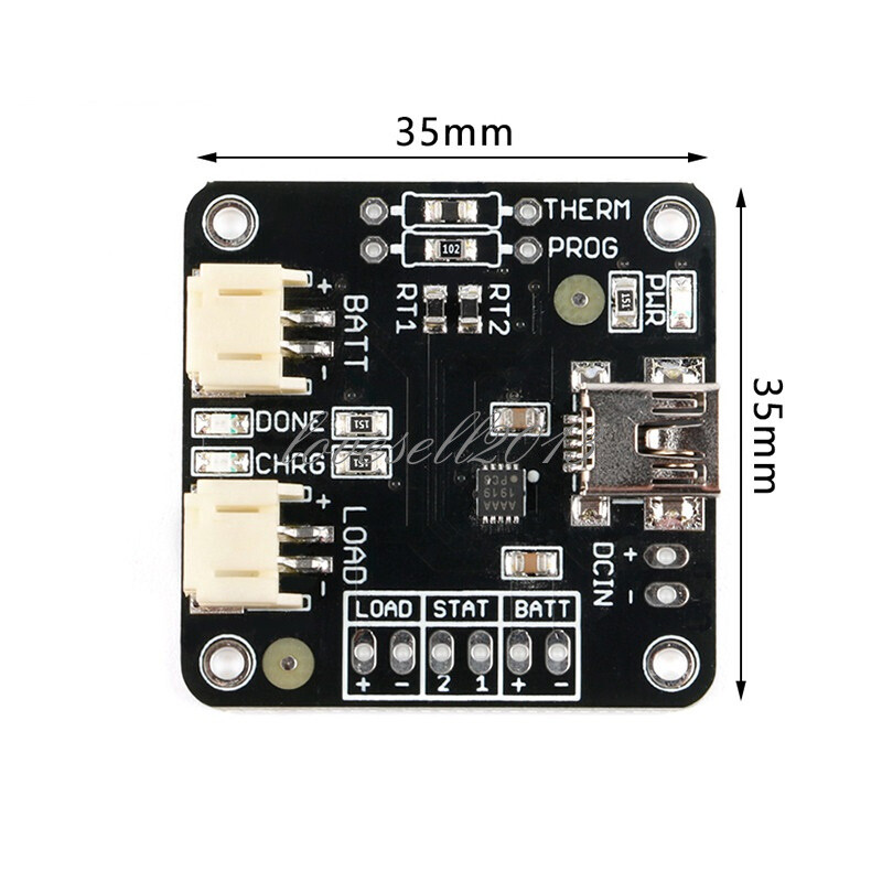 1PCS MCP73833 Linear Charge Management Controller Board Lithium Polymer Charger