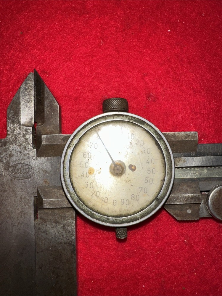 HELIOS 6" Dial Caliper .001" Stainless Steel Germany