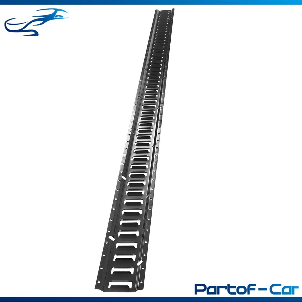 Black 5 Pack 96" E Track Rail Sections For Large Trailers And Vans Tie Down