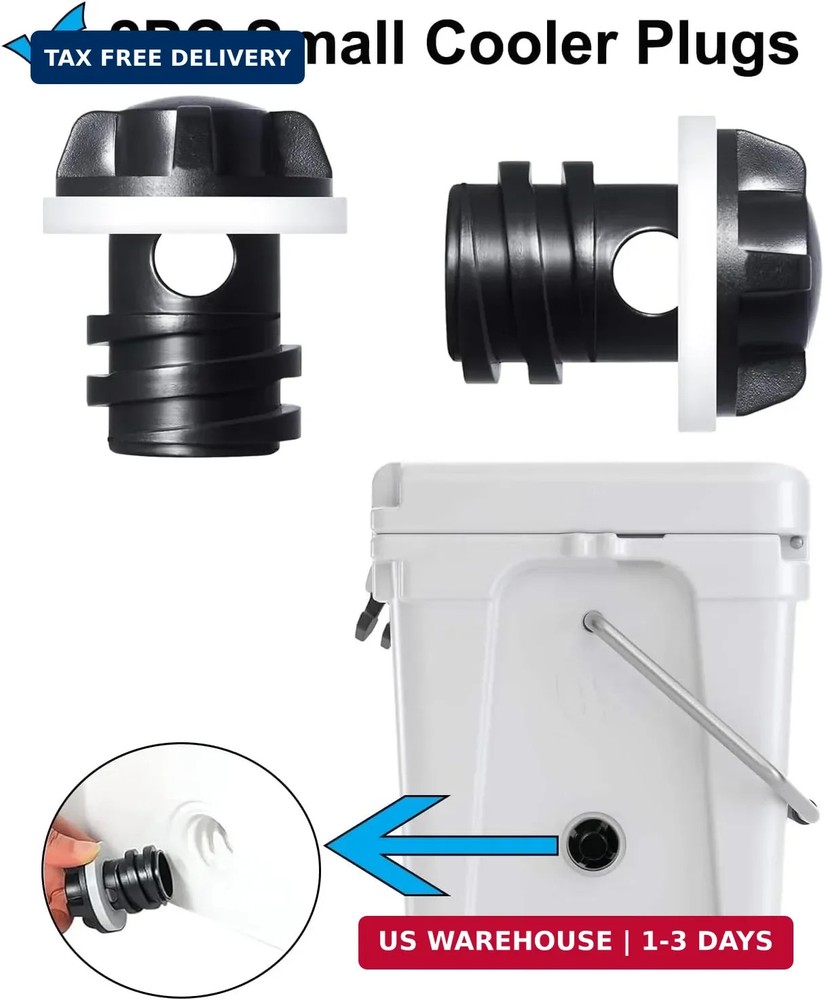 Cooler Drain Plugs Replacement for YETI Cooler, Drain Plug Cooler Plug Also Comp