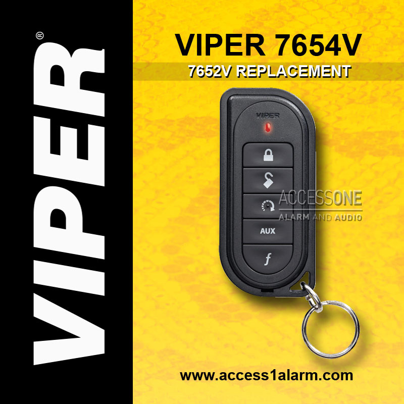 Viper 7652V 1-Way 5-Button Replacement Remote Control Transmitter 7654V 5902V