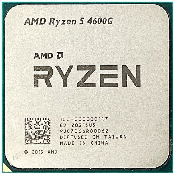 AMD Ryzen 5 4600G 6-core 12-thread Desktop Processor with Radeon Graphics
