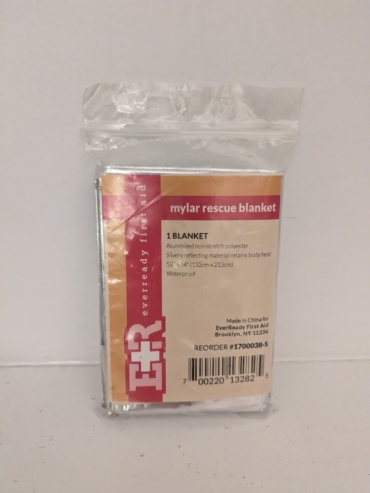FIRST AID MYLAR RESCUE BLANKET