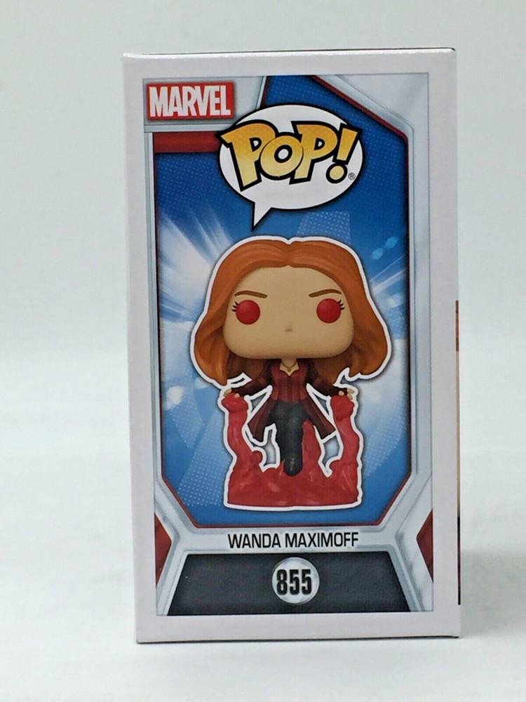 Funko Pop! Marvel MCU Avengers Wanda Maximoff #855 Glows SE With Pop Protector
