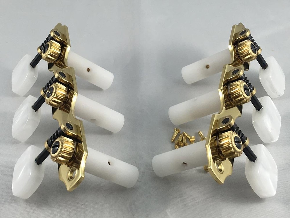 Rubner Germany Classical Guitar Tuners Set 100 Model - Solid Brass - Standard