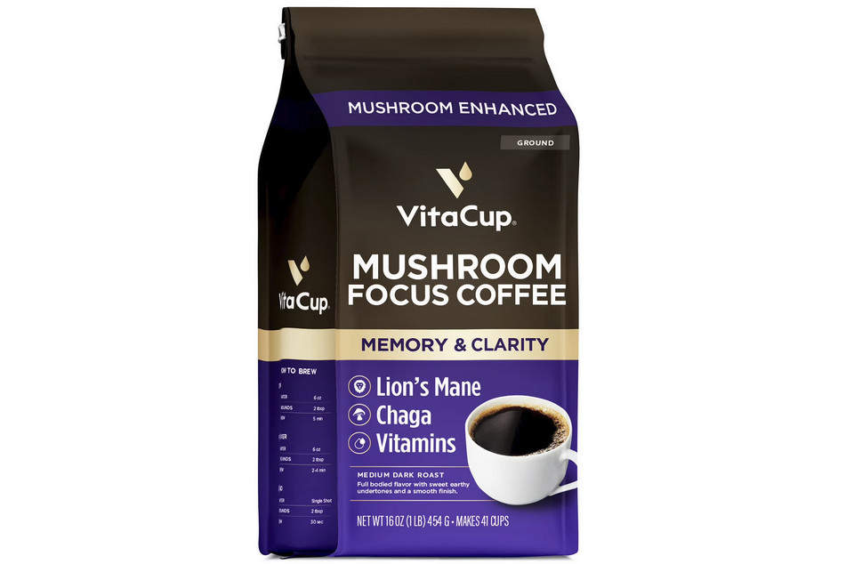 VitaCup Mushroom Focus Coffee, 16 oz.