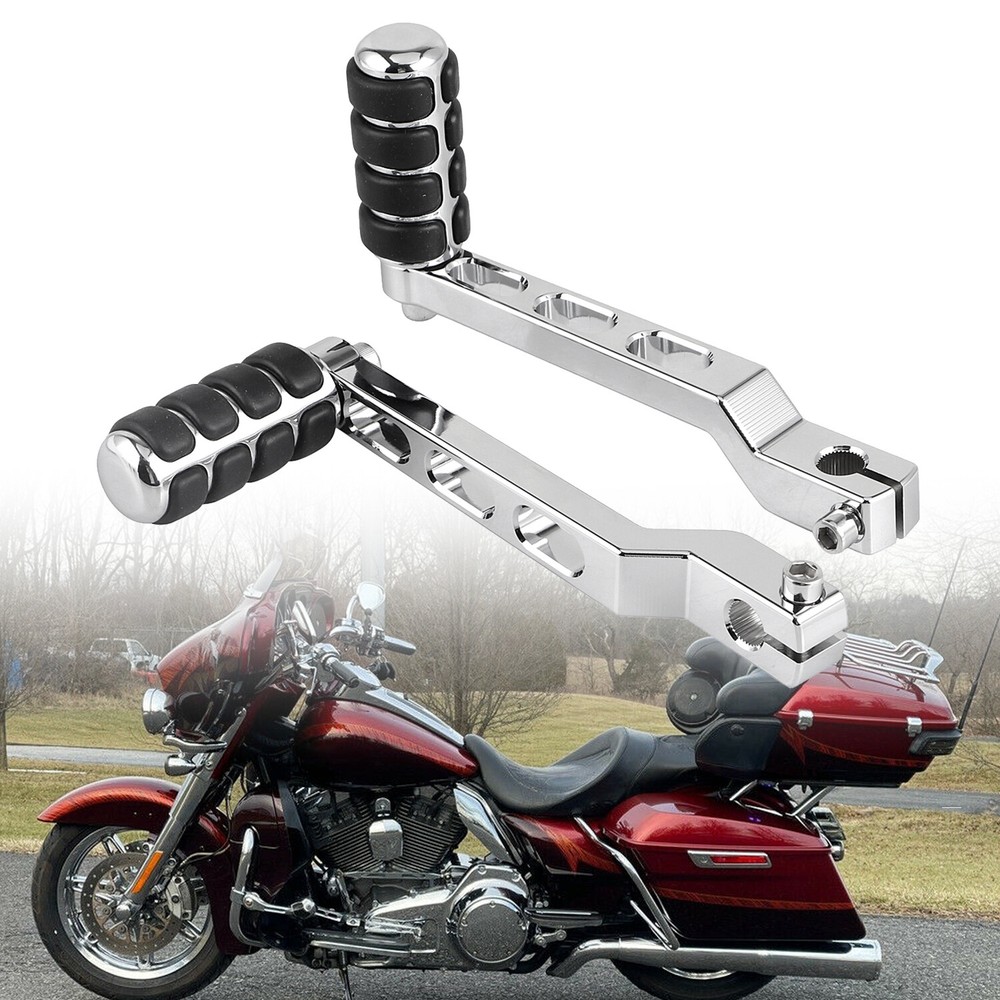 Heel Toe Shift Lever Split Shifter Peg For Harley Heritage Softail FLSTC Fat Boy