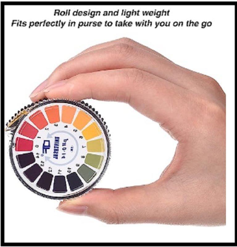 Jovitec Universal pH Test Paper Strip roll pH Full Range 0-14 2 Rolls 5 m/roll