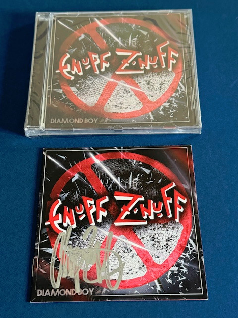Enuff Znuff - Diamond Boy - Chip Znuff Autographed Signed CD