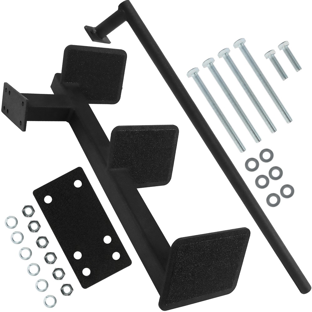 Boat Trailer Steps Heavy Duty High Capacity 3-Step Ladder with Safety Handle