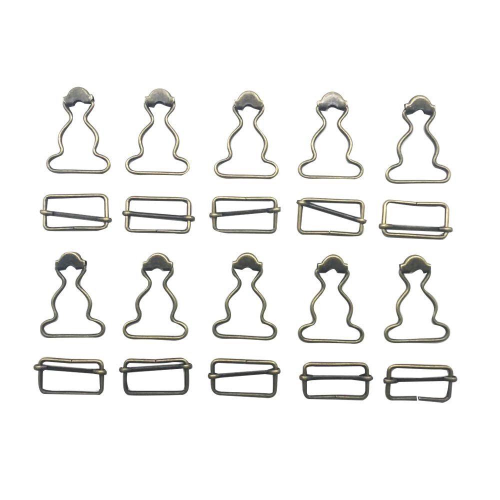 2 inch Inside Bottom Size Bronze Suspender 10 Count (Pack of 1),