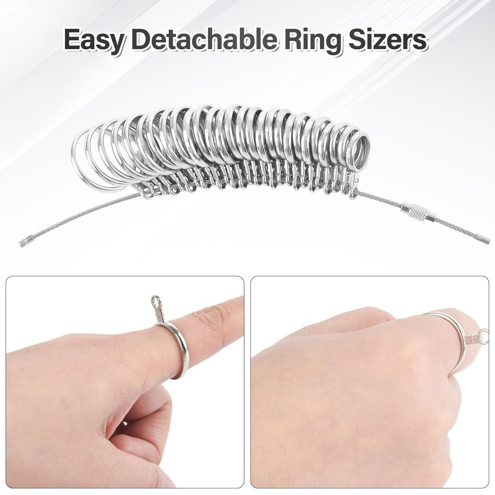 Ring Sizer Measuring Figure Out Ring Size Tools Ring Sizer 27 Pcs