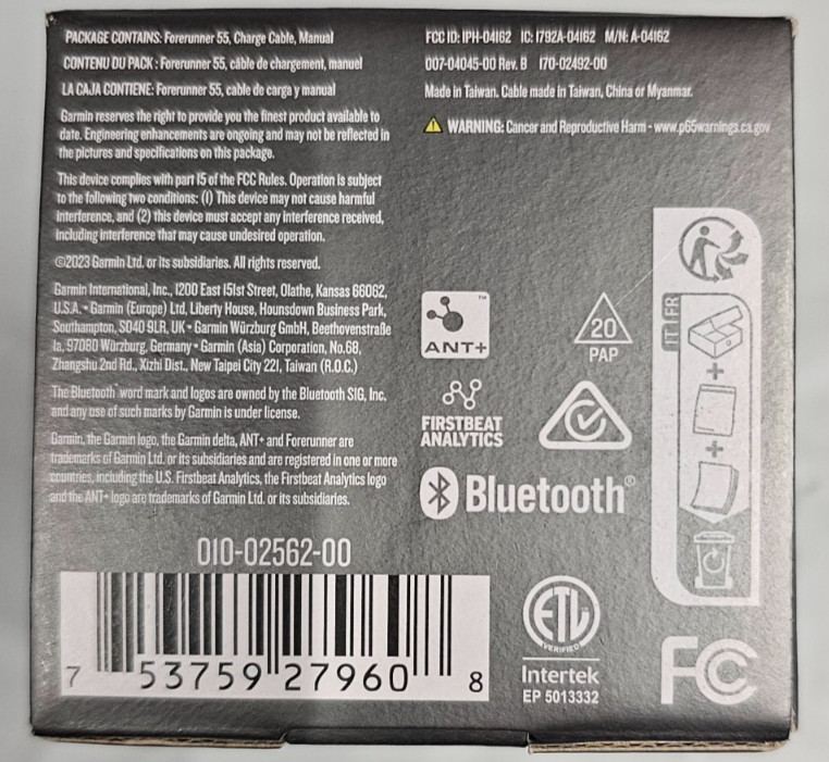 Garmin Forerunner 55 Smart Watch