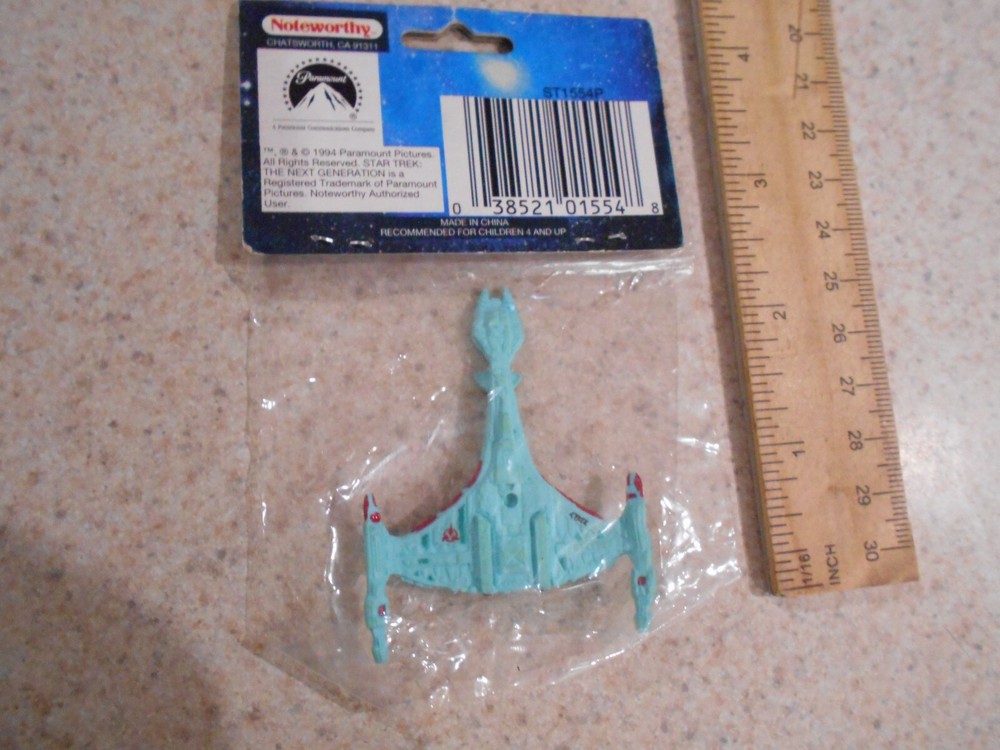 Star Trek The Next Generation Eraser 1994 Klingon Ship Noteworthy OOP