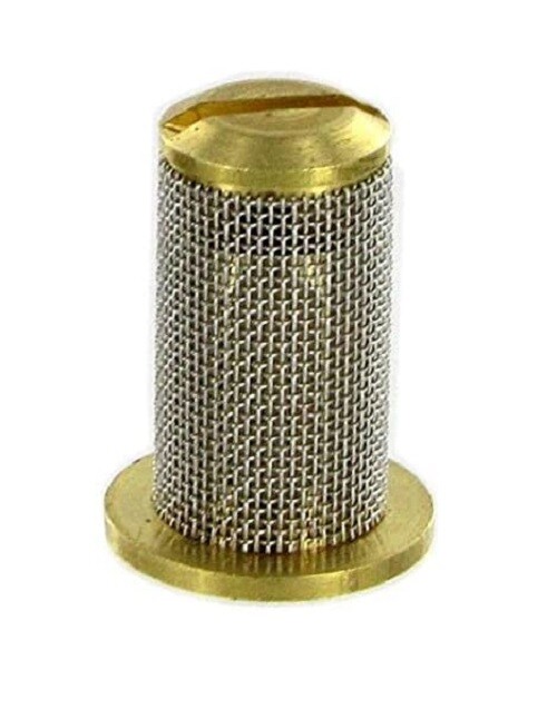 Teejet Brass Check Valve Tip Strainer w/ SS 50 Mesh Screen Opens @ 5 PSI