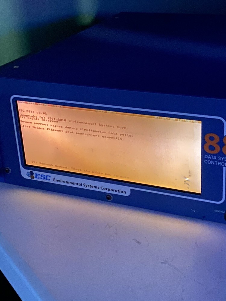 ESC Environmental Systems Corp 8832 DATA SYSTEM CONTROLLER S-132-0001