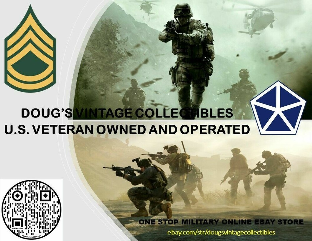 MASTER SERGEANT / MSG (E-8) U.S. Army ~ Commemorative Promotion Certificate