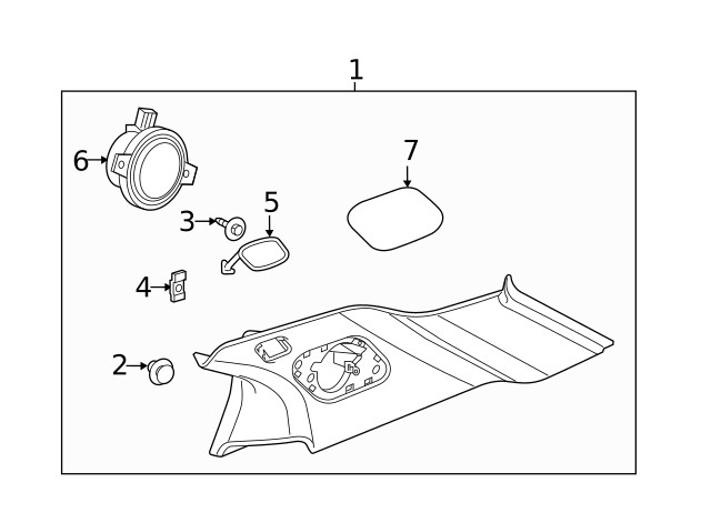 Genuine GM Speaker Grille 42809290