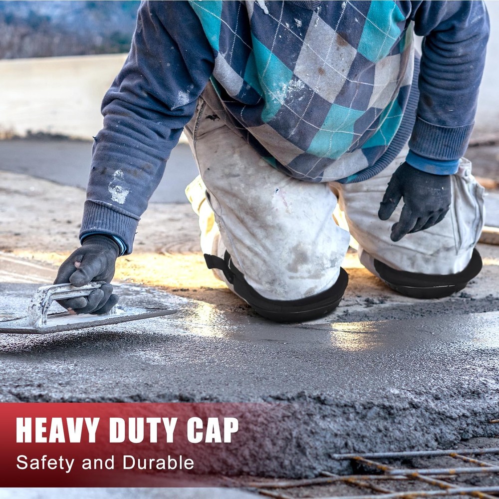 Professional Knee Pads for Work Construction with Heavy Duty Cap Foam Padding