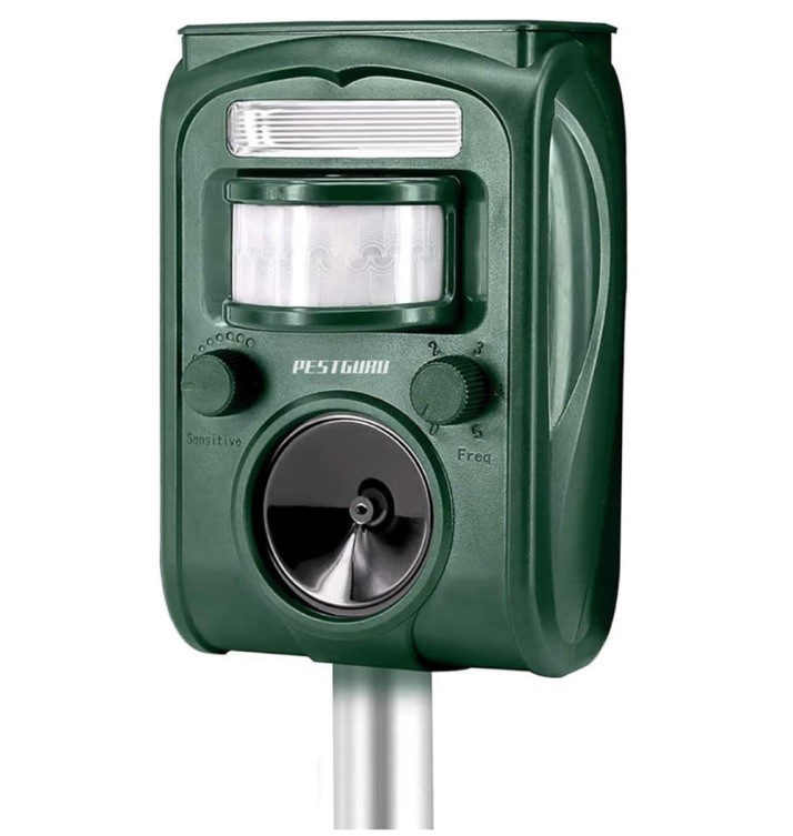 Ultrasonic Solar Animal Repeller