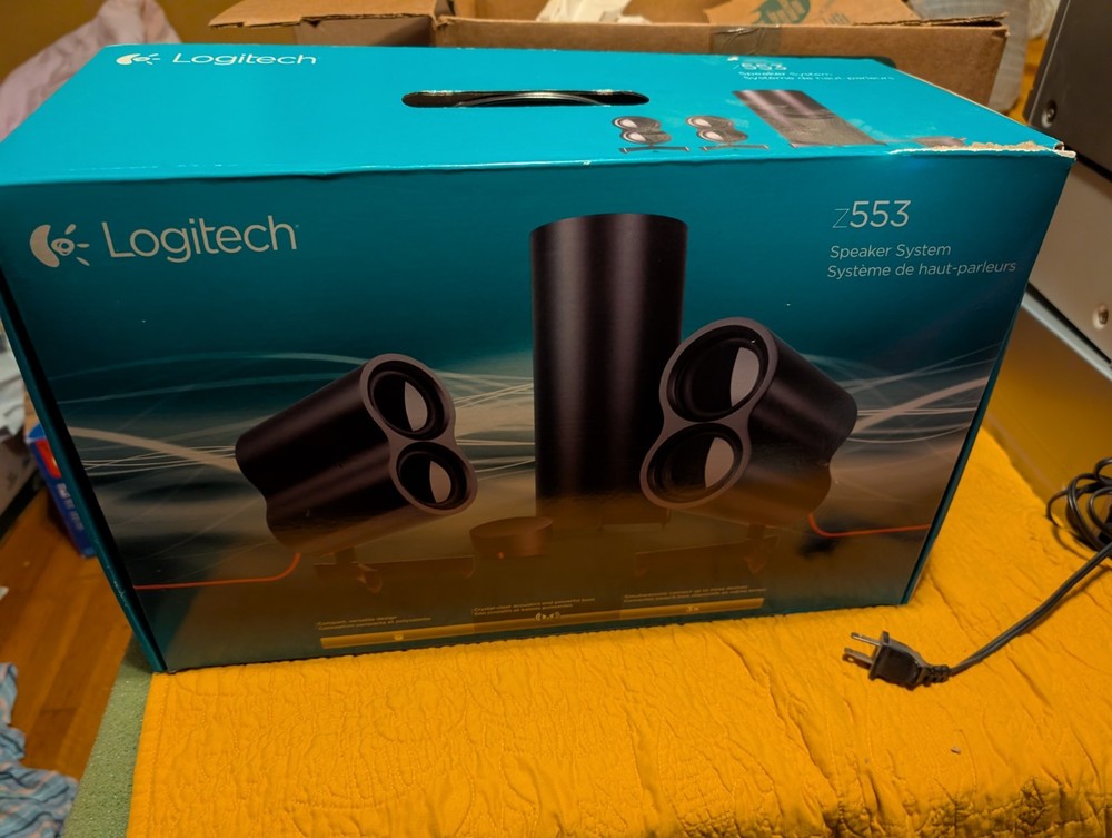 Vintage Logitech Speaker  Computer Speakers New In Box!!