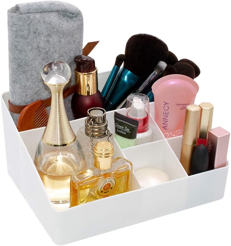 Granvela Home Organizer Bedside Table Makeup White