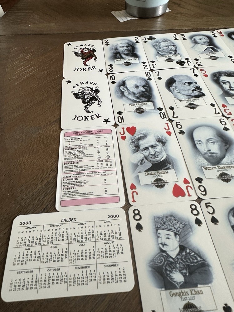 Houston Chronicle Full Deck Of With Significant Historical Figures Nice Deck