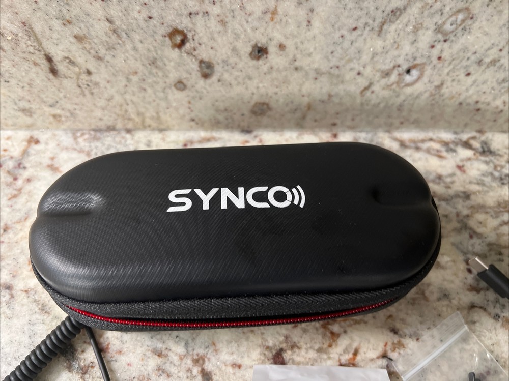 Wireless Lavalier Microphone Mic SYNCO G1 A1 Pro with Charging Case Audio Video