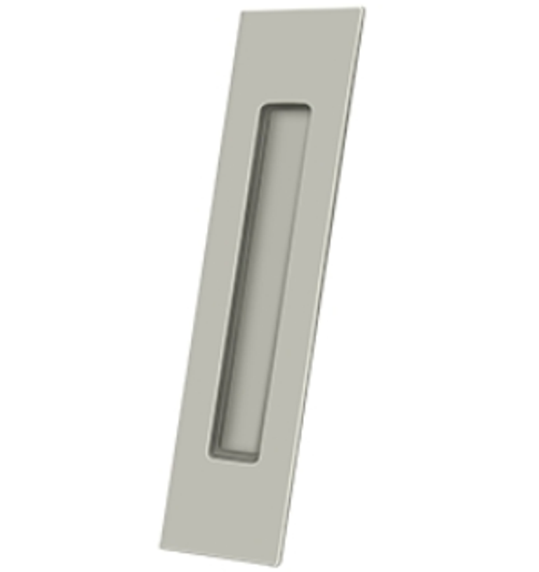 Flush Pull Heavy Duty , Rectangular, 10 Inch in 12 Finishes by Deltana