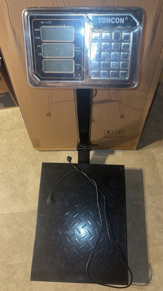 Digital Industrial Platform Scale for Packages, 661lb Weight Shipping Scale, ...