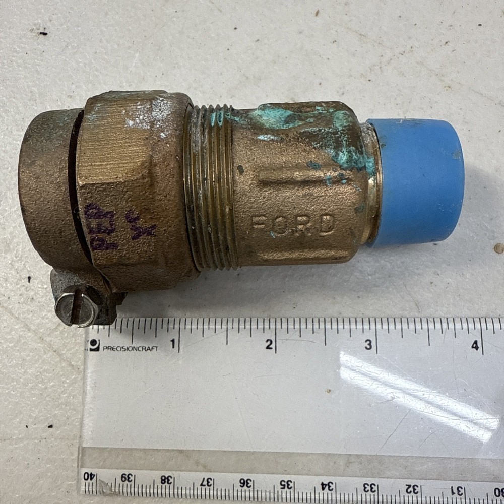 Ford Meter Box Service Coupling Brass