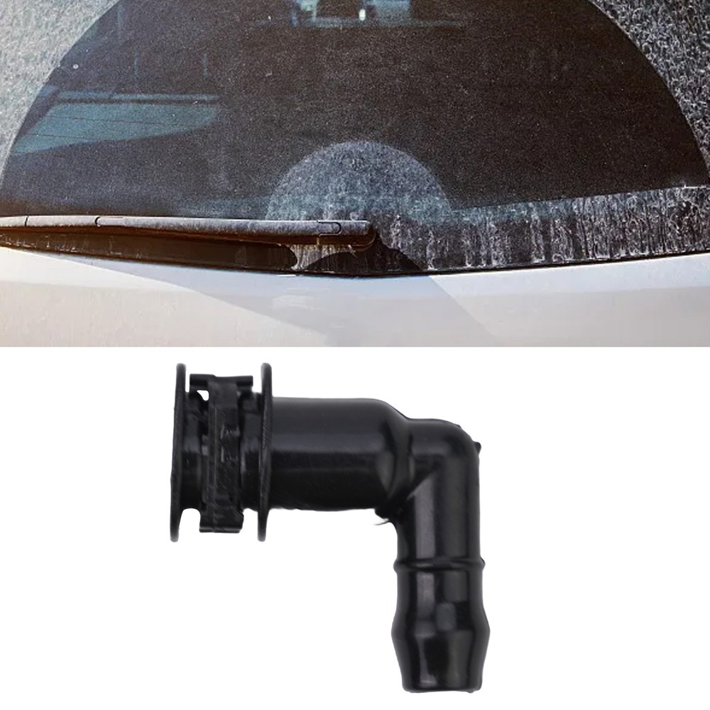 Practical Headlight Washer Connector Elbow Car Accessories Accessories Black