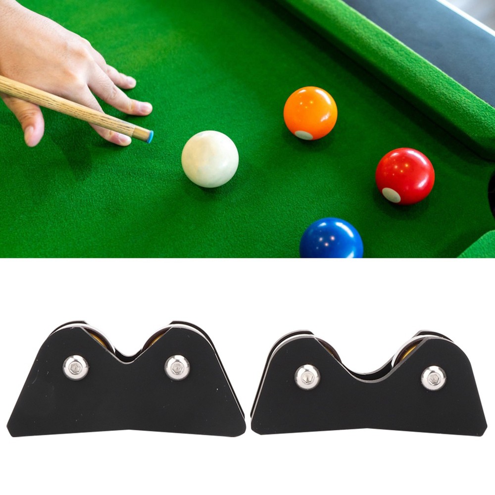 2pcs Pool Cue Straightness Checker Roller Detector