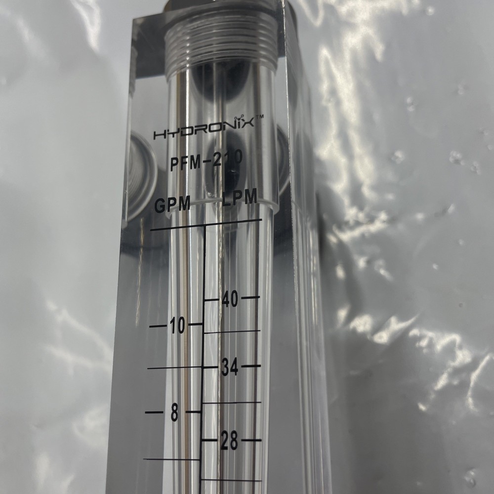Hydronix Pfm-210 Panel Mount Flow Meter 2-10 Gpm S42