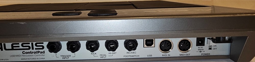 ALESIS ControlPad USB/MIDI Percussion Controller Pad for MIDI & DAW plugins