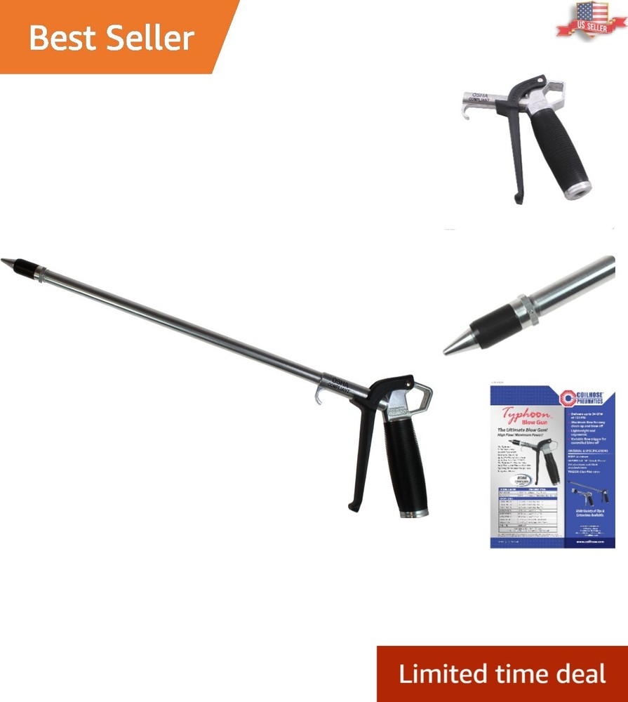 Lightweight Typhoon Blow Gun with Variable Flow - 2.1 LBF Thrust Power