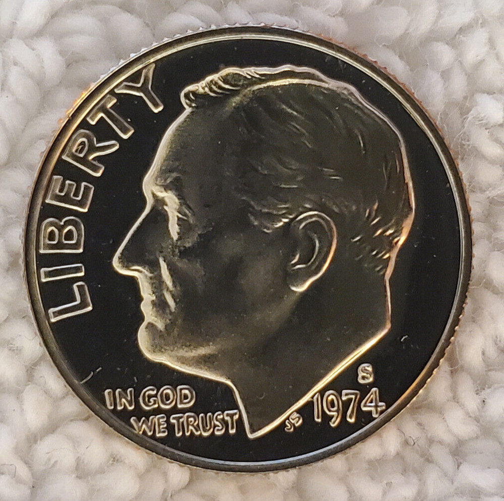 1974-S Roosevelt Dime Clad *PROOF* coin uncirculated
