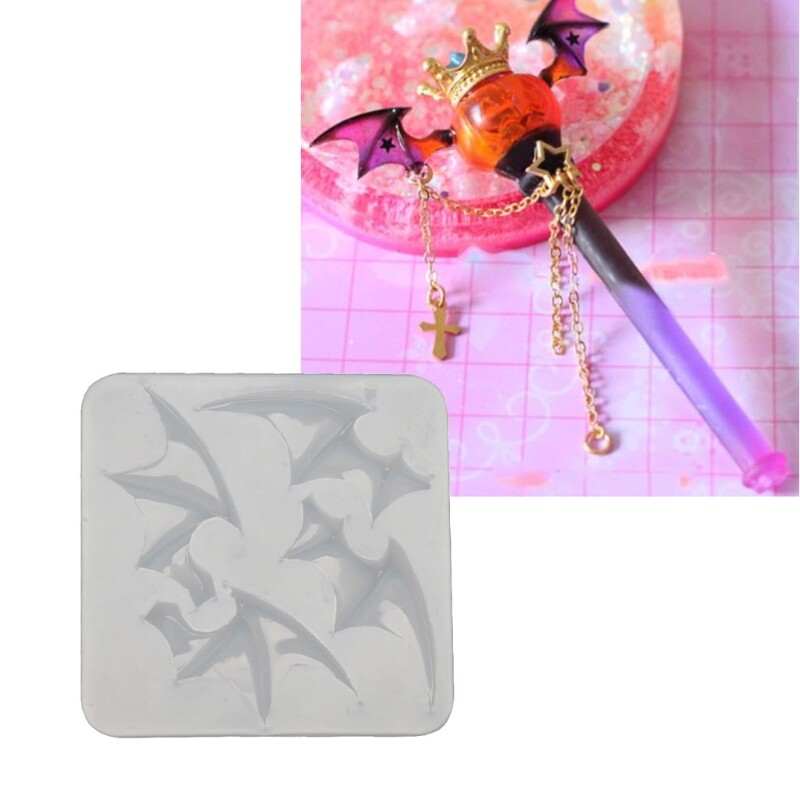 DIY Evil Wing Shape Epoxy Silicone Mold Evil Wing Shape Mold for Child Handmade