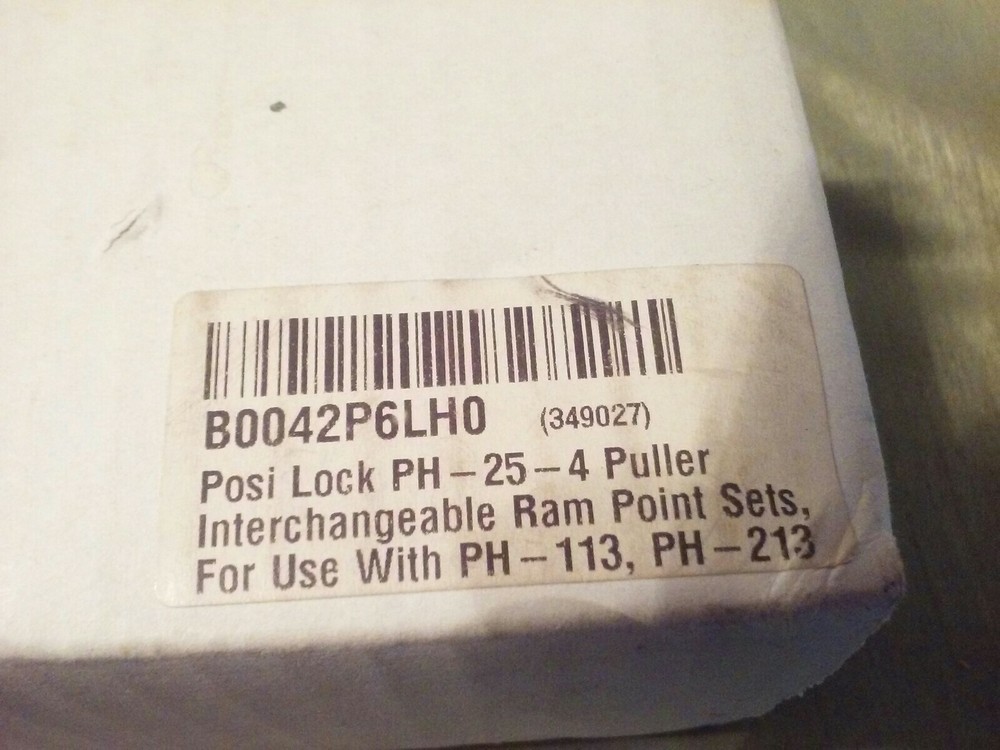 Ram Point Sets POSI LOCK PH-25-4 Use W/ PH113 PH213 Puller