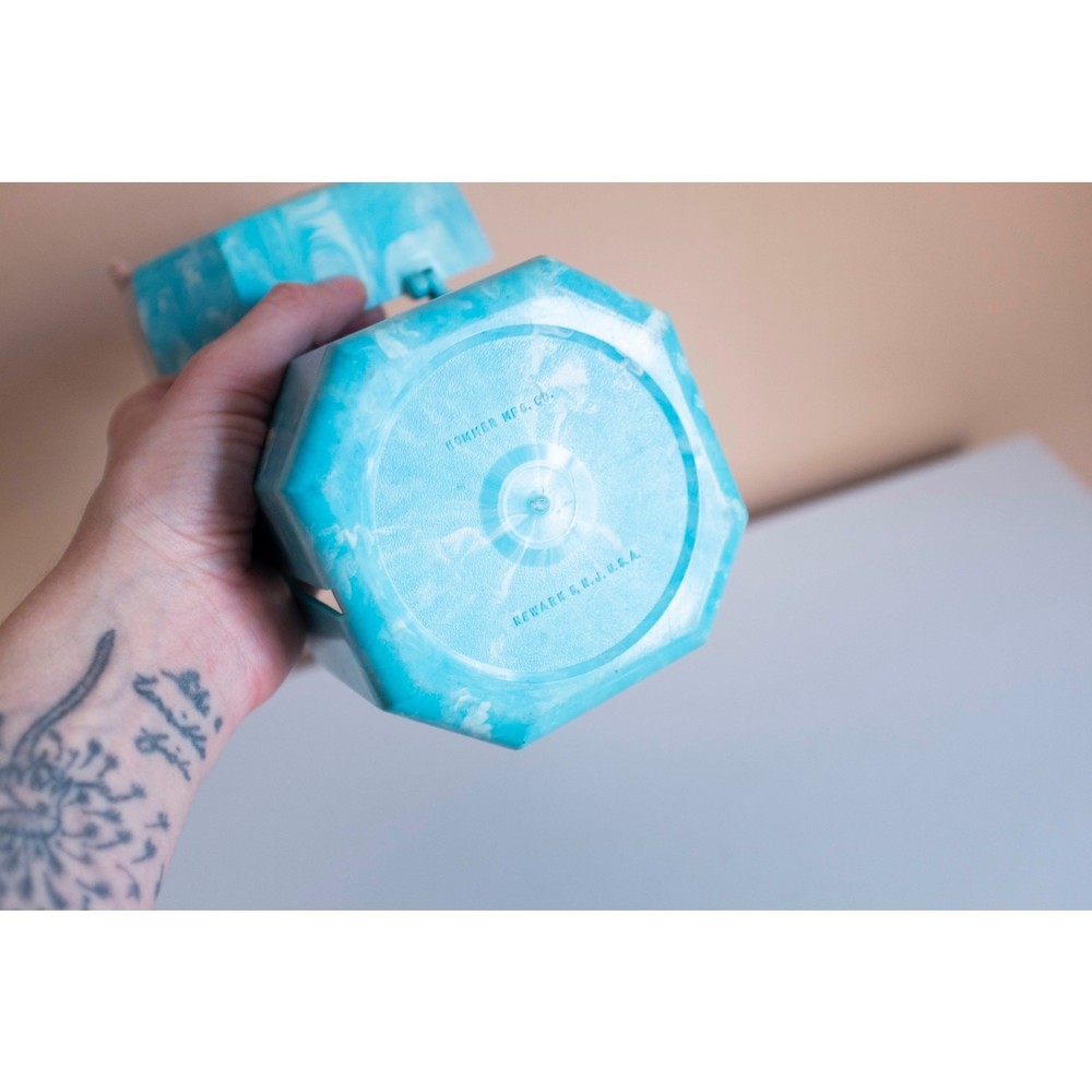 Vintage Plastic Yarn Caddy – Aqua Craft Storage
