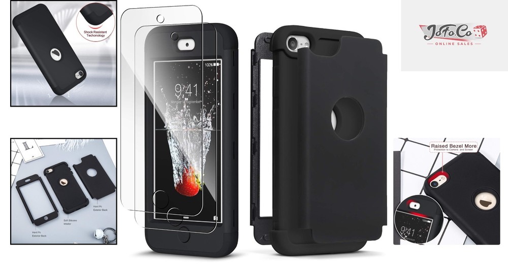 Stylish 3-Layer iPod Touch Case with Screen Protectors – Maximum Protection