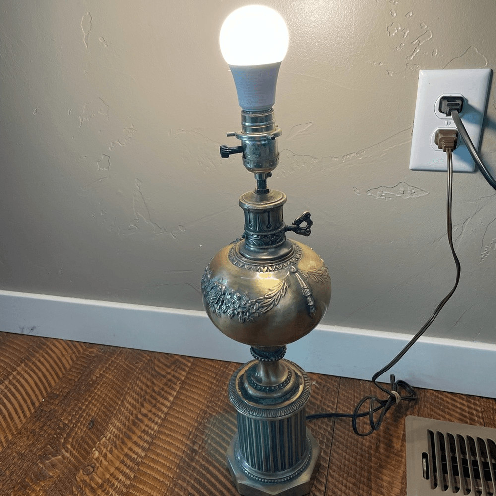 Elegant Brass Table Lamp