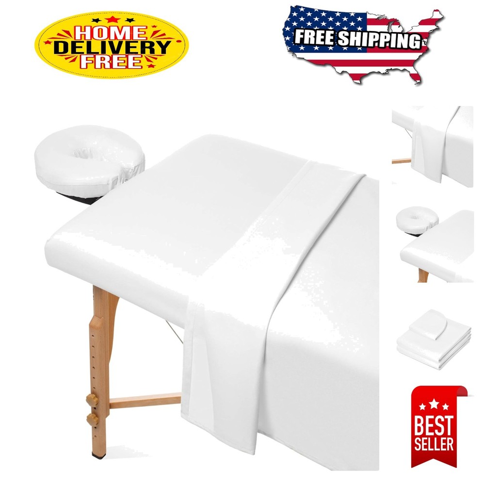 Professional Grade 3-Piece Massage Table Sheet Set for Enhanced Client Comfort