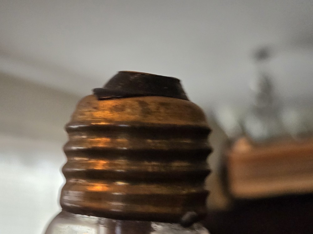 Antique Edison light bulb. Untested.